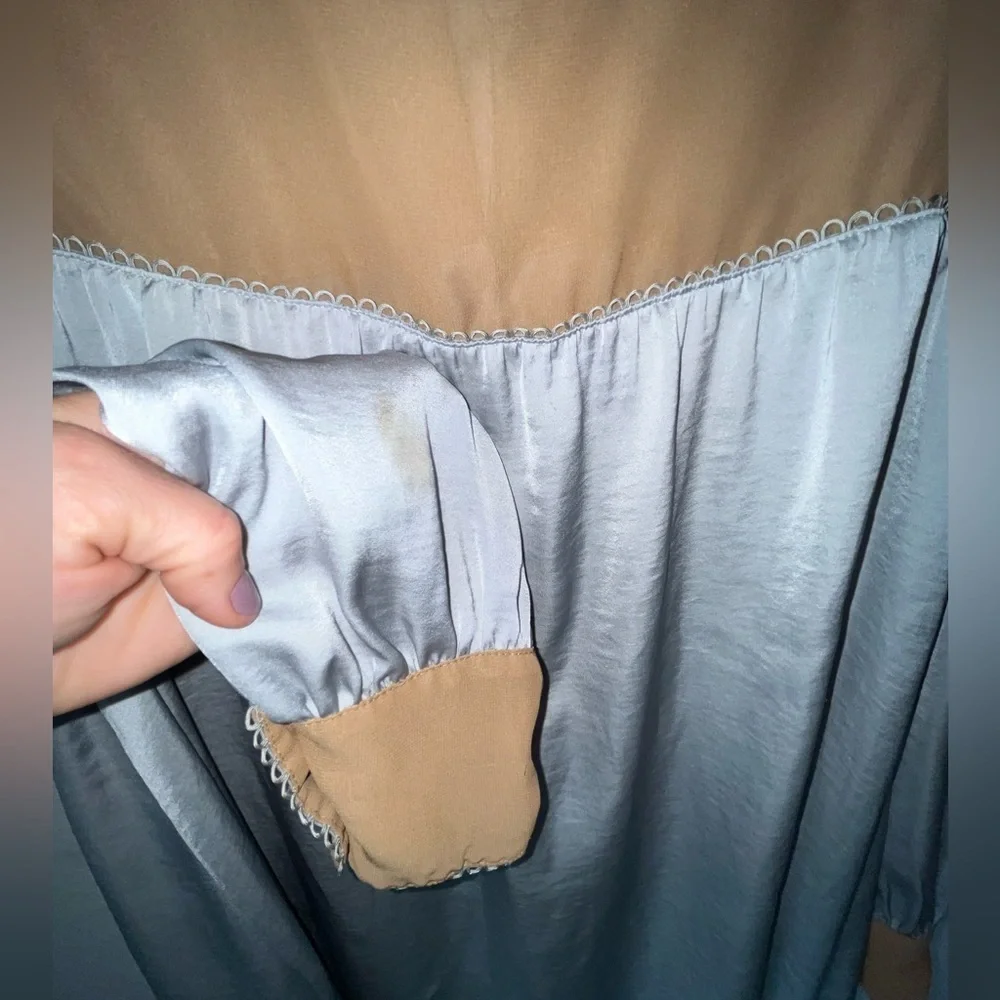 For Love & Lemons Skivvies Soliana Sleep Shirt Dress Women’s Small Lounge *Flaw - Picture 13 of 16